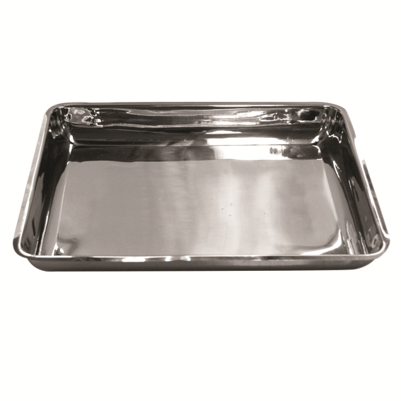 Dissecting Tray 41 Length x 28 Width x 6 Depth (cm) Stainless Steel - Silver x5