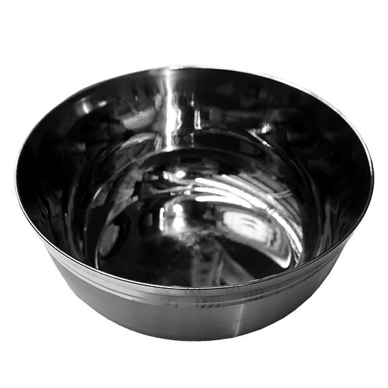 Livingstone Sponge Bowl 1000 ml Capacity 180 x 65 mm 121g Stainless Steel - Silver x25