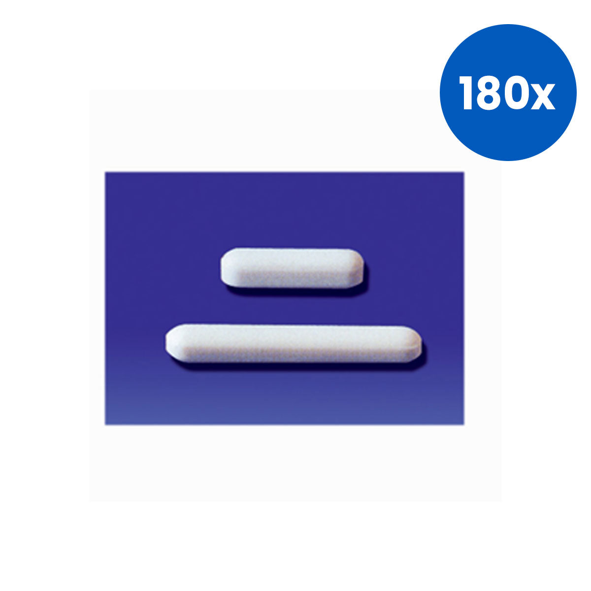 Livingstone Magnetic Stirrer Bar Micro without Pivot 5mm Length x 2mm Diameter - White x180