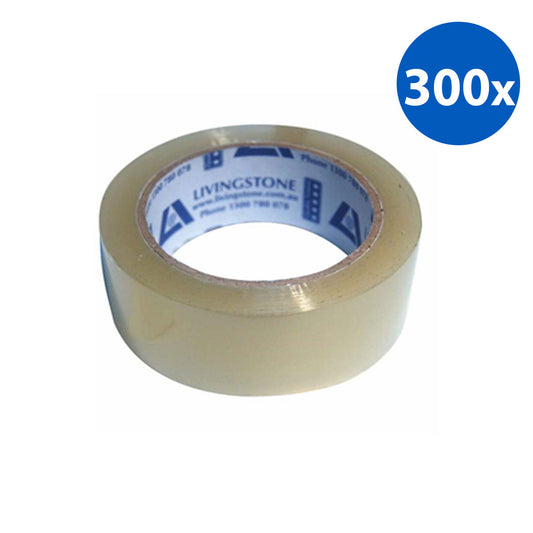 Livingstone Packaging Tape 36mm x 75 Metres - Clear x300