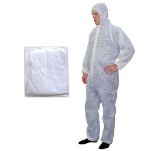 Livingstone Coveralls Protective Suit with Hood - Clear x5