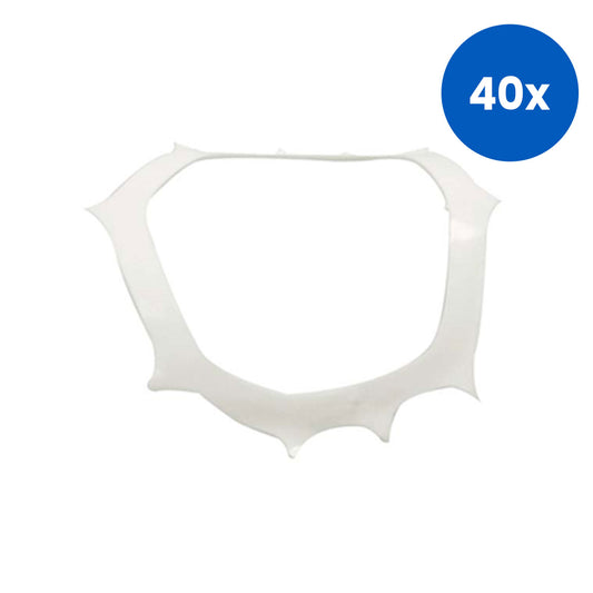 Livingstone Rubber Dam Frame Nygaard Ostby Type Polygonal Nylon Recyclable Plastic - White x40