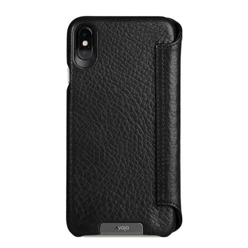 Vaja Wallet Agenda Leather Case iPhone Xs Max - Bridge Black