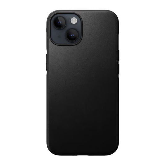Nomad Modern Leather Case iPhone 15 Plus - Black
