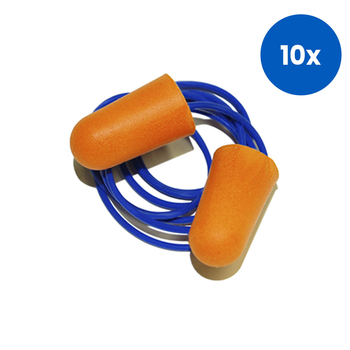 Livingstone Ear Plugs Corded Class 5 100 Pairs/Box - Blue x10
