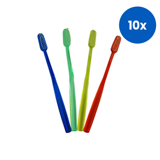 Livingstone Disposable Toothbrush Child Medium Bristle Single Use Hygiene Pack 100/Box x10