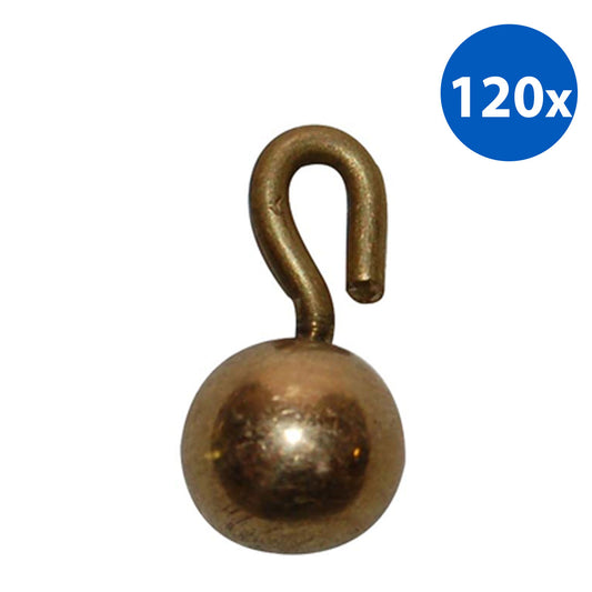 Livingstone Pendulum Bob with Hook 13mm - Brown x120