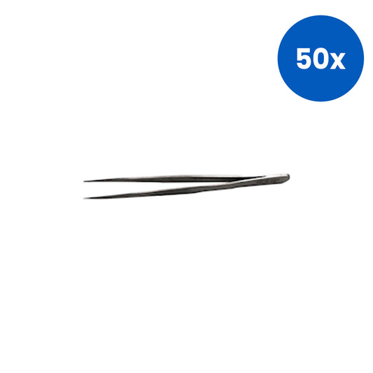 Livingstone Splinter Dissecting Forceps Stainless Steel 15.8 x 1 x 1.5 cm 30 grams - White x50