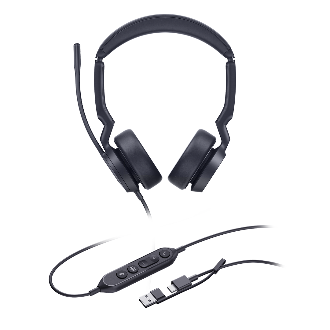 Yealink UH44 Dual Teams USB-C/A Microsoft Certified Teams Wired Headset