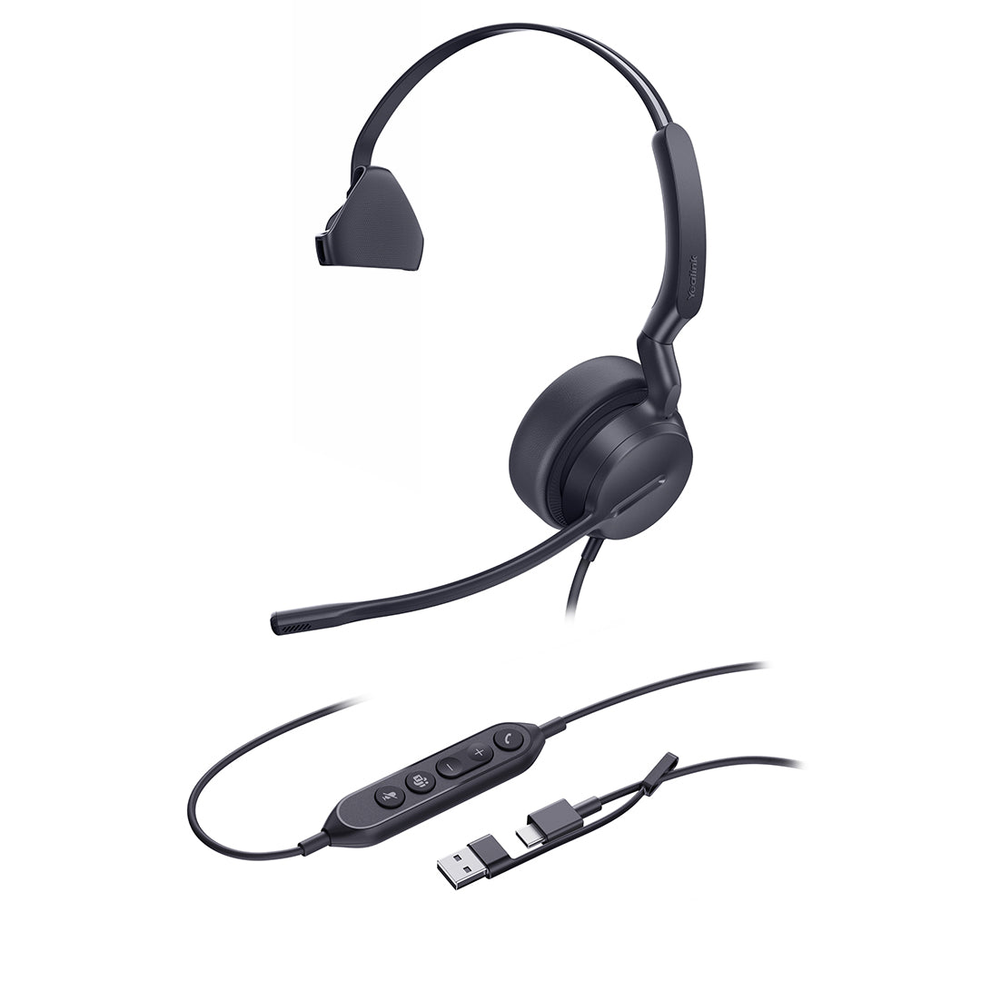 Yealink UH42 Mono Teams USB-C/A Microsoft Certified Teams USB Wired Headset