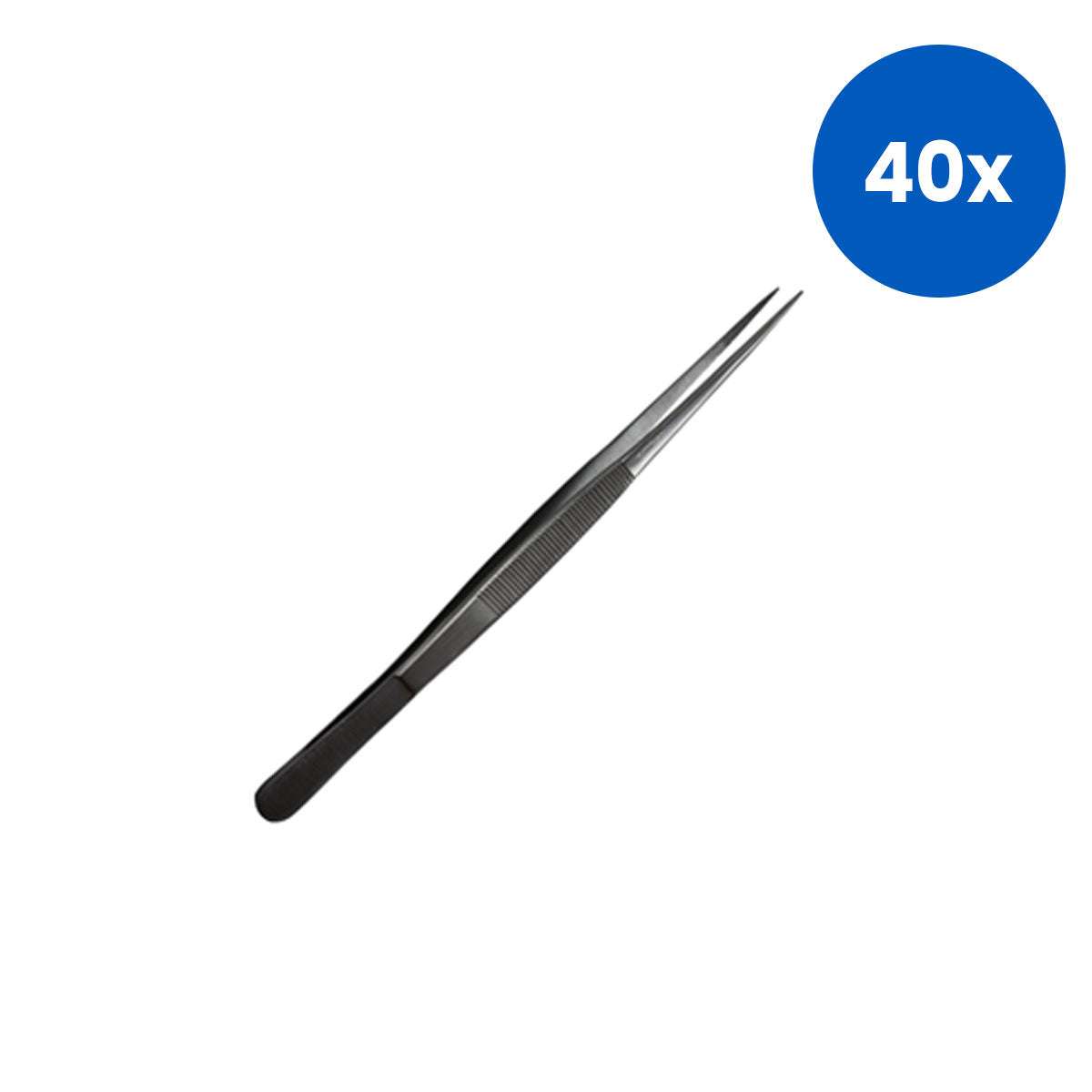 Livingstone Splinter Dissecting Forceps 20cm Fine Point Stainless Steel 42 Grams - Silver x40