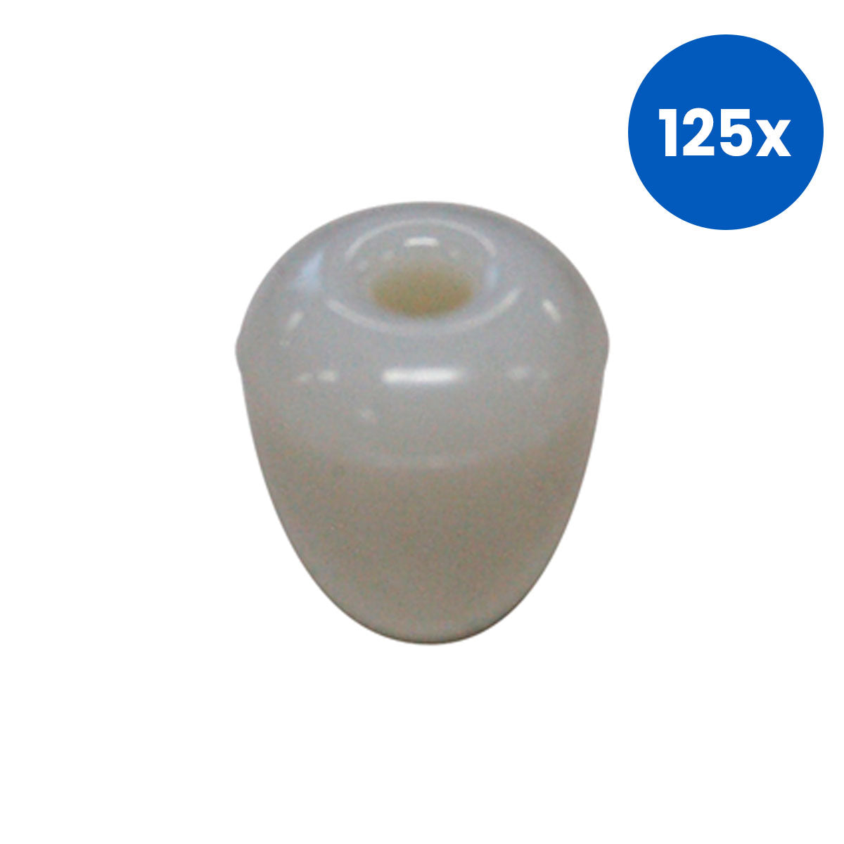 Livingstone Eartips For Stethoscope Hard Recyclable Plastic - White x125