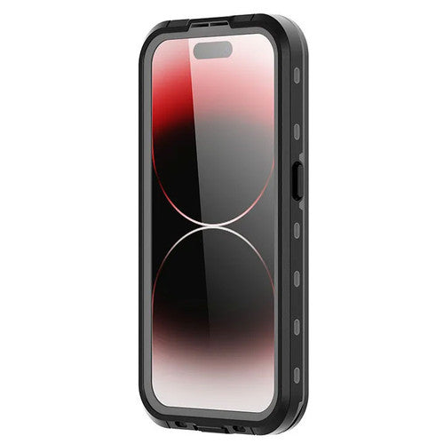 Krakatoo Dot WaterProof Case iPhone 15 Pro - Black/Clear