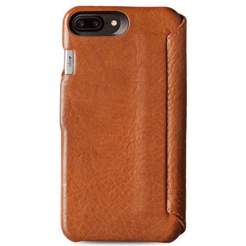 Vaja Agenda MG Leather Case iPhone 8+/7+/6+/6S+ Plus - Bridge Saddle Tan
