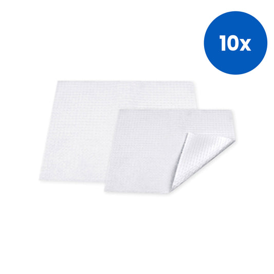 Livingstone Dental Bib or Head Pad Small 4-ply Waterproof Lined 20 x 28cm 250/Box 1000/Carton - White x10
