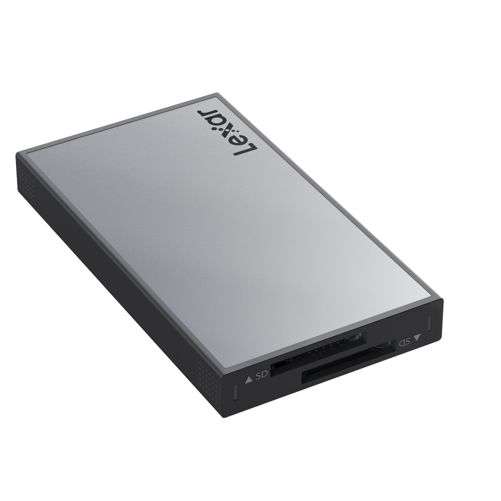 Lexar Professional Workflow WF720 Dual-Slot SD UHS-II Card Reader - Silver