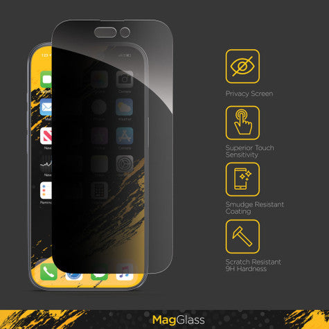 Encased Privacy Screen Protector iPhone 15 Plus - Clear