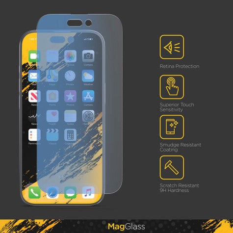 Encased Blue Light Screen Protector iPhone 15 Plus - Clear