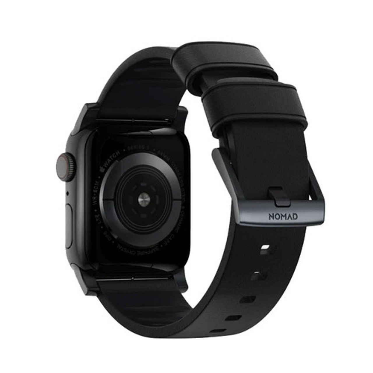 Nomad Active Strap Pro Apple Watch 42/44/45/Ultra 49mm - Black Hardware/Black