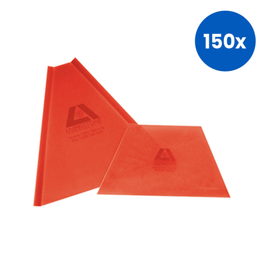 Livingstone Scoop 19x18.5CM And Scraper 9.5x17CM Cleaning Utensil Set - Red x150