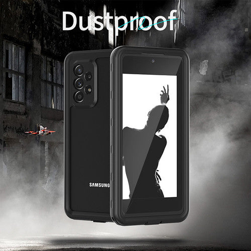 Krakatoo Classic WaterProof Case Samsung Galaxy A53 5G - Black/Clear