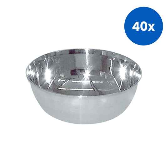 Livingstone Sponge Bowl 600 Millilitres Capacity 125 mm x 50 mm 87 Grams - Grey x40