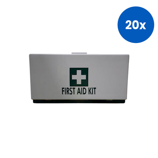 Livingstone First Aid Empty Plastic Case Medium 28.2x13x10.2CM Recyclable - Green x20