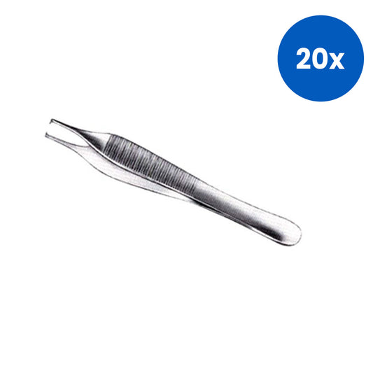 Economy Dissecting Forcep 1-2 Toothed - Silver x20