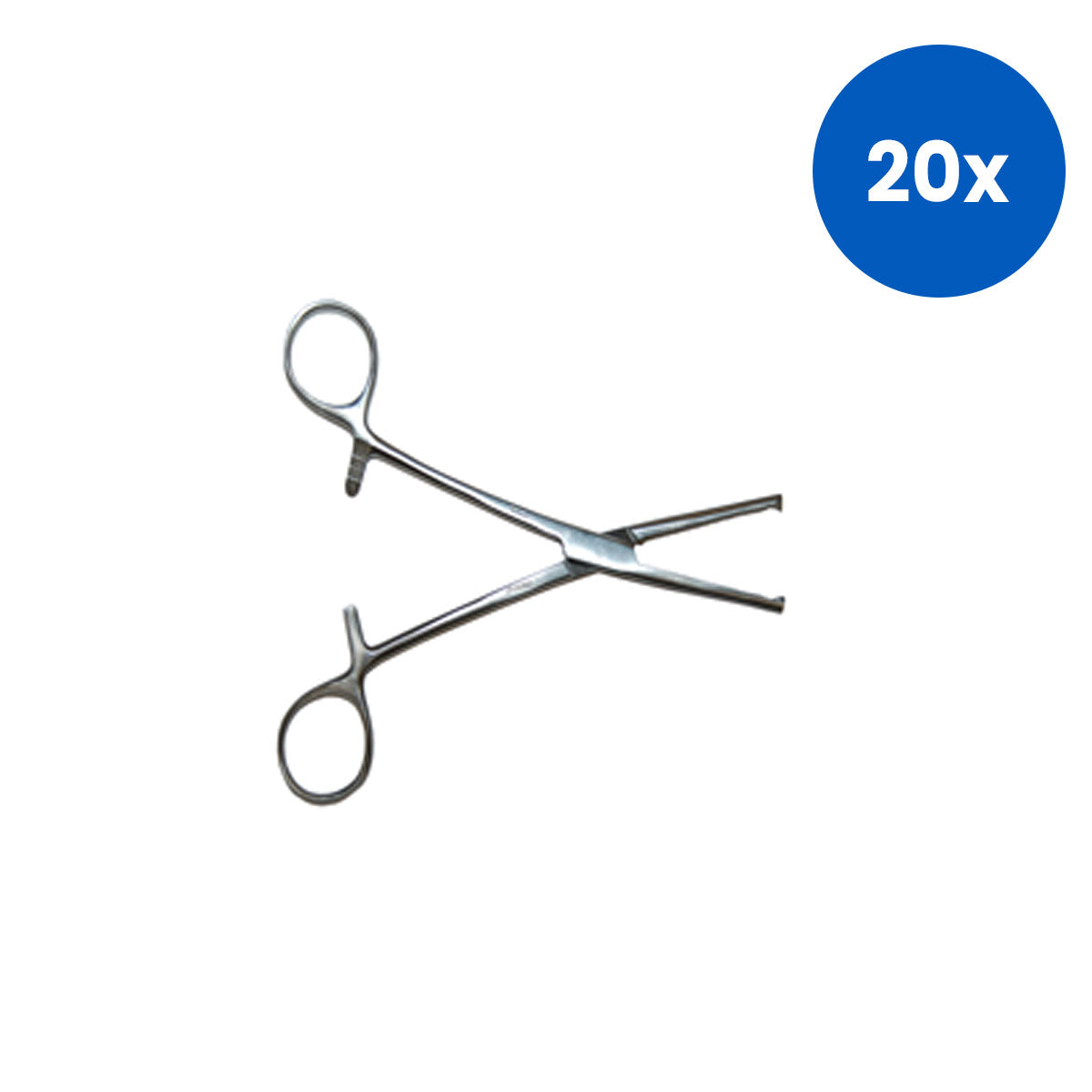Livingstone Kocher Haemostatic Artery Forceps 18cm Stainless Steel - White x20