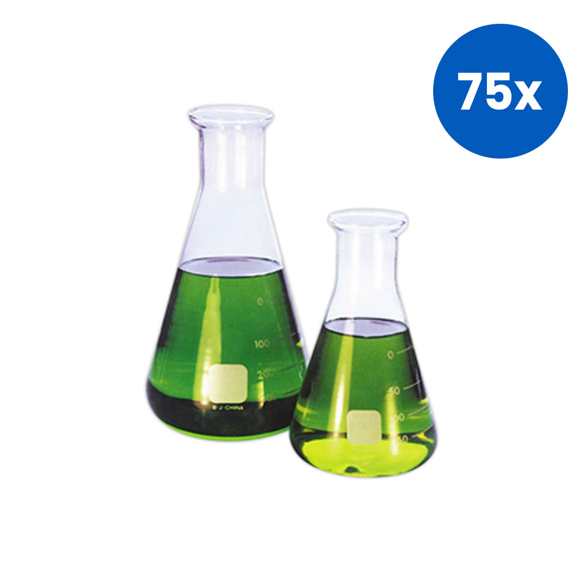 Lincon Erlenmeyer Conical Flask Borosilicate Glass 22mm 25ml 2/Box - Clear x75