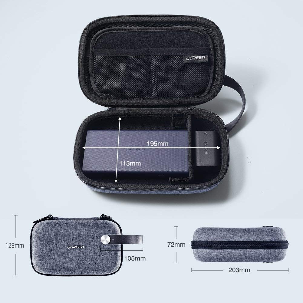 UGREEN Portable Storage Travel Case Grey