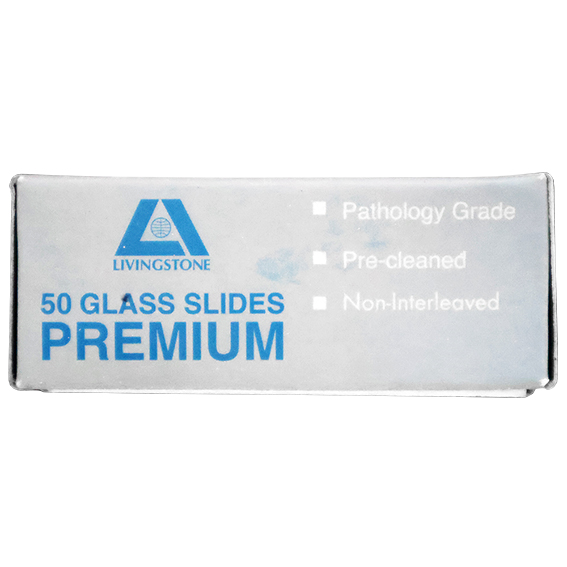 Liv Microscope Glass Slide Frosted One End Both Side Thickness: 1.0 - 1.2mm 75 x 25mm 50/Pack - Clear x85