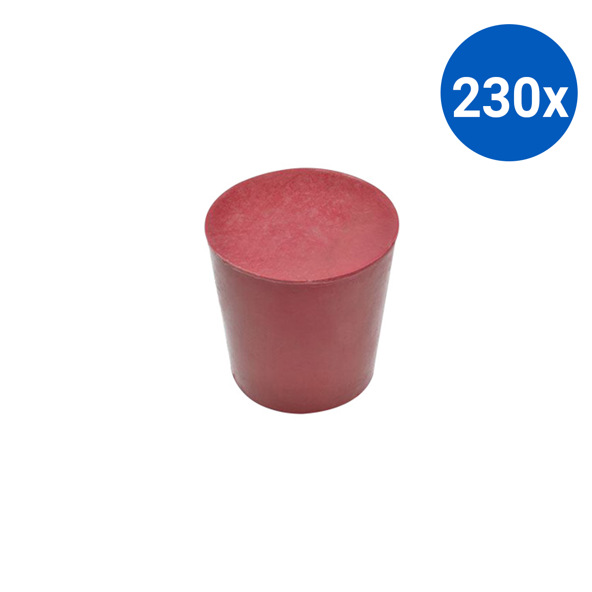 Livingstone Solid Rubber Stopper 35mm (Base) x 45mm (Top) x 37 (Height) mm - Brown x230