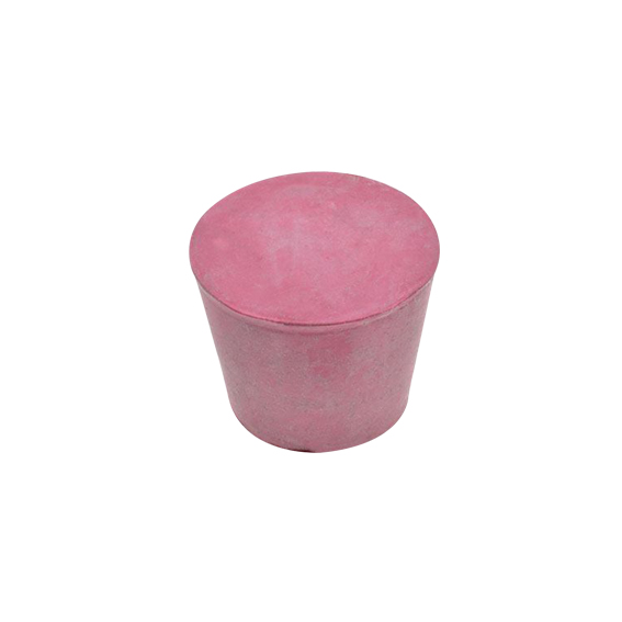 Livingstone Solid Rubber Stopper 40 (Base) x 49.5 (Top) x 40 (Height) mm - Solid Maroon x140
