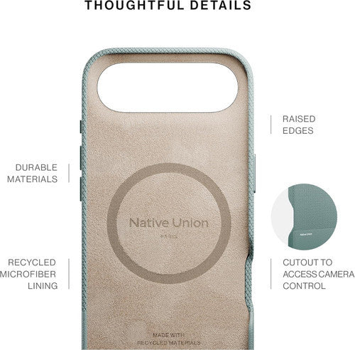 Native Union Classic Case iPhone 17 Air - Slate Green