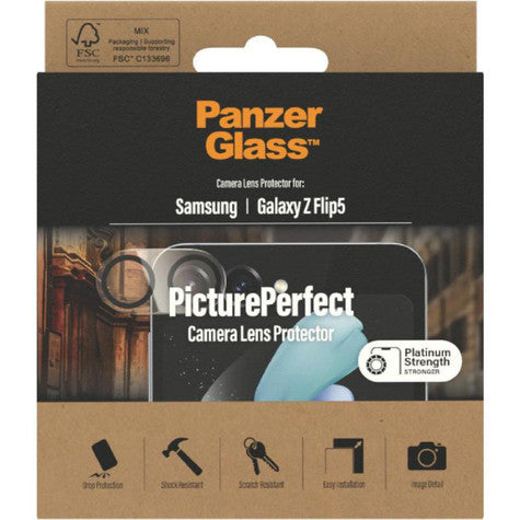 PanzerGlass PicturePerfect Camera Lens Protector Samsung Galaxy Z Flip5 - Black