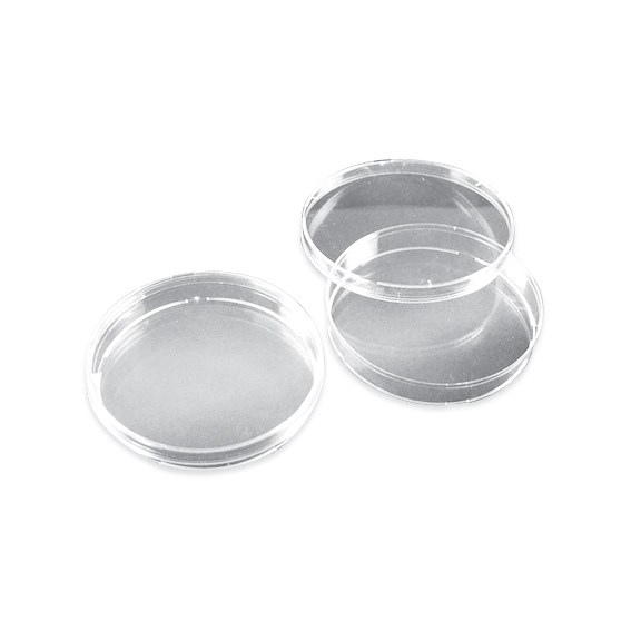 Aptaca Petri Dish with Lid without Vents 90 x 15(H) mm Aseptic 20 Pcs/Bag - Clear x50