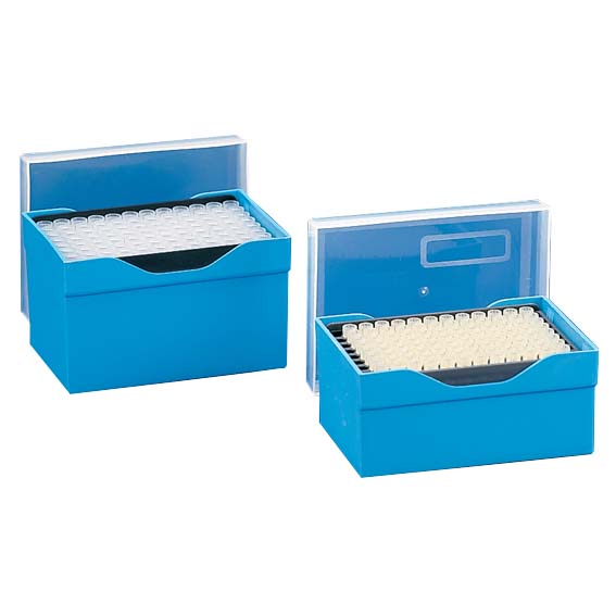 Aptaca Micropipette Tips Eppendorf Type 5-200 ul Graduated Autoclavable Rack with Lid 96/Rack - Yellow x20