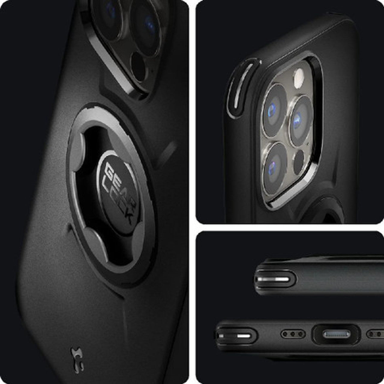 Spigen Gearlock Bike Mount Case iPhone 12 Pro Max - Black