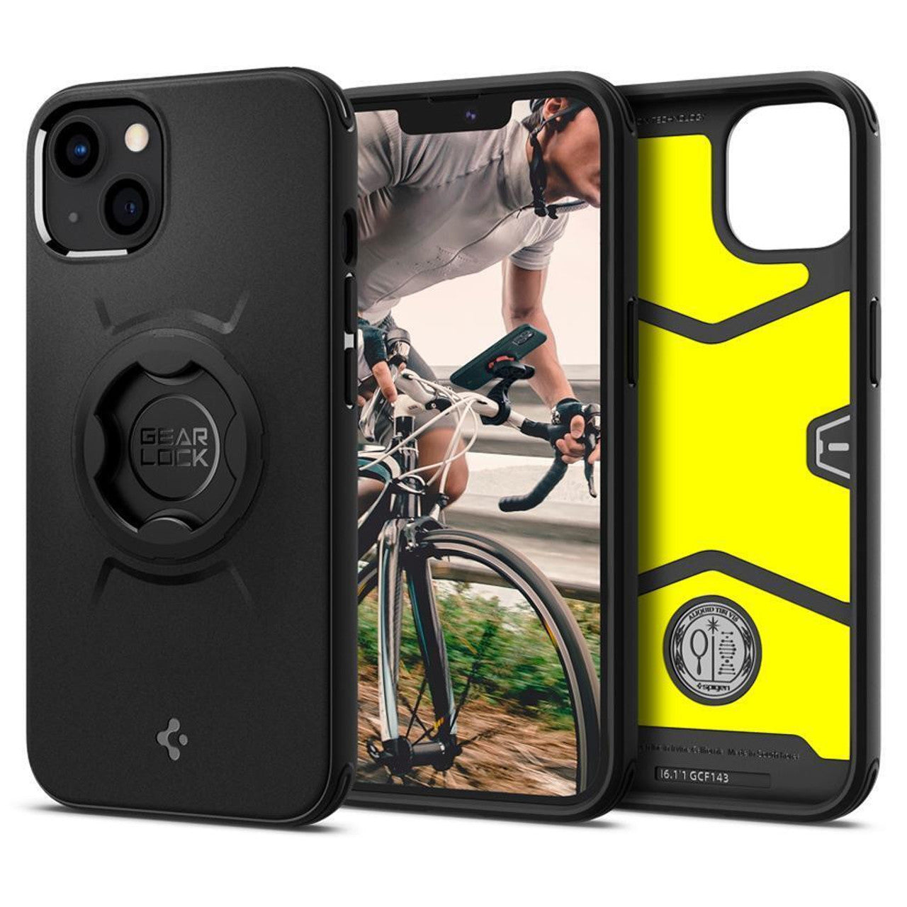 Spigen Gearlock GCF143 Bike Mount Case iPhone 13 - Black
