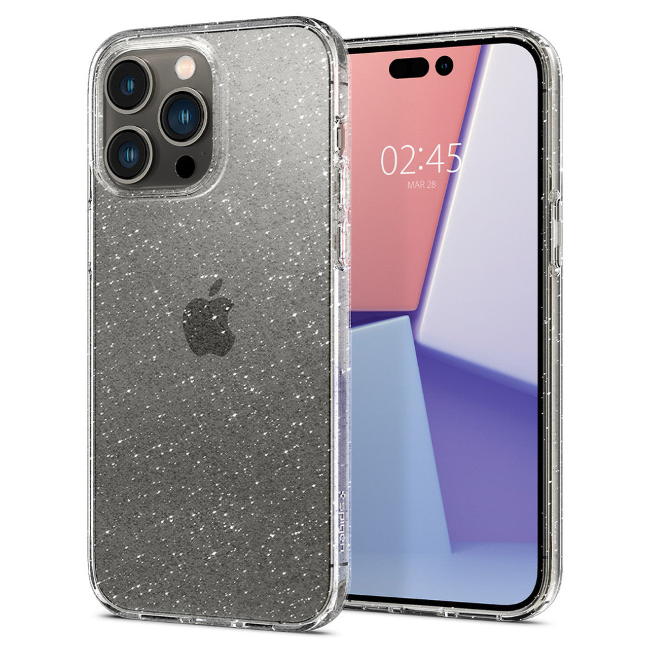 Spigen Liquid Crystal Glitter Case iPhone 14 Pro - Crystal Quartz