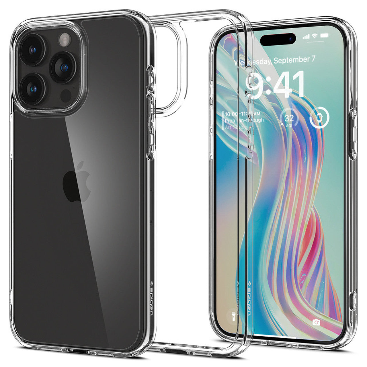 Spigen Crystal Hybrid Case iPhone 15 Pro - Clear