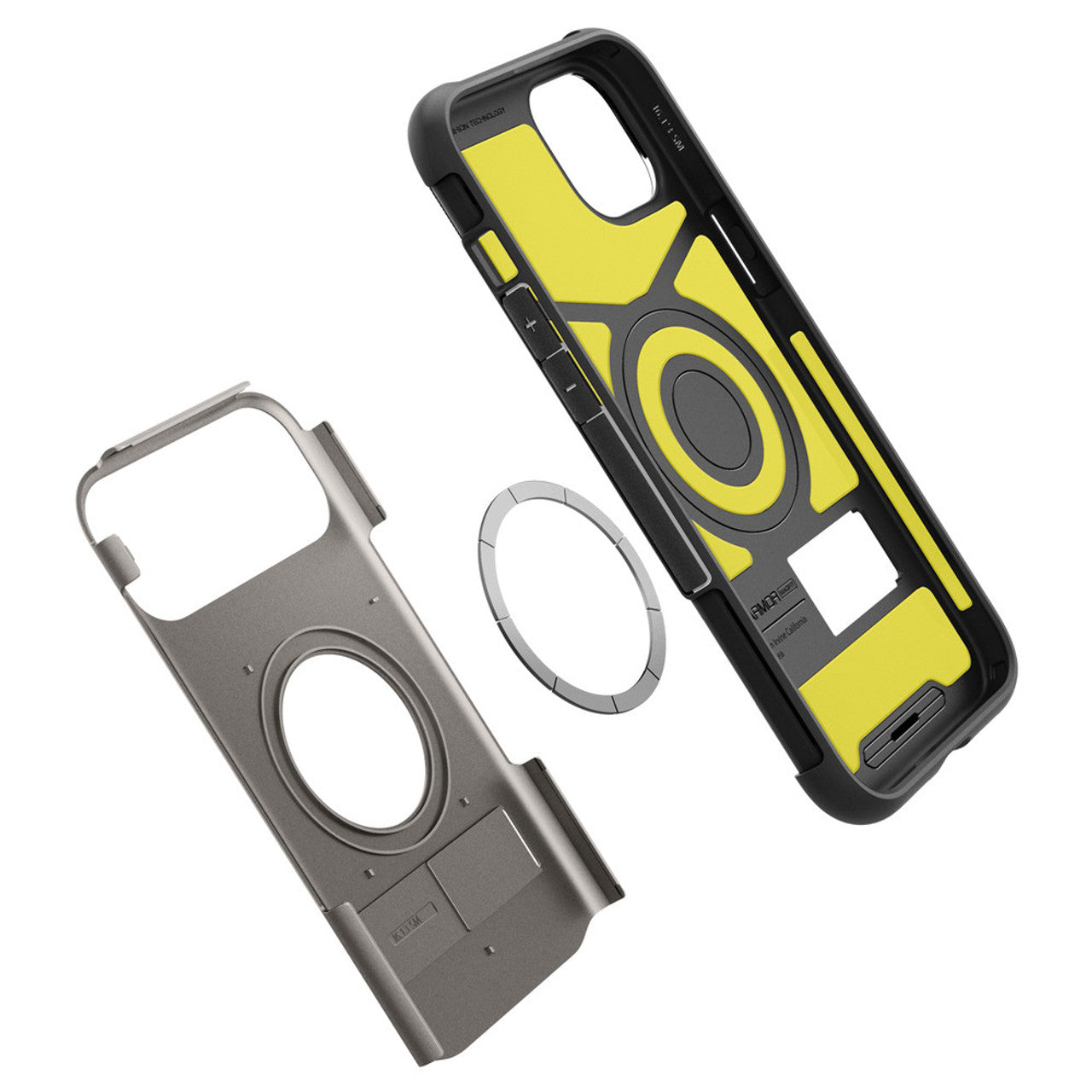 Spigen Slim Armor MagFit Case iPhone 15 - Gunmetal