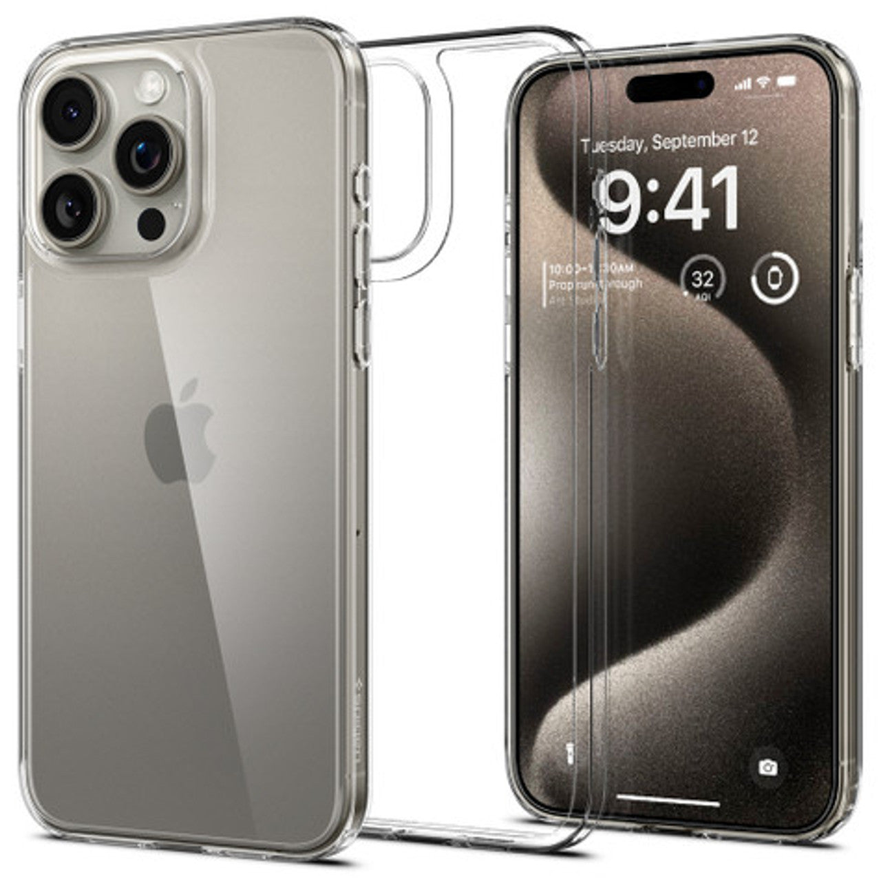 Spigen Air Skin Hybrid Case iPhone 15 Pro - Clear