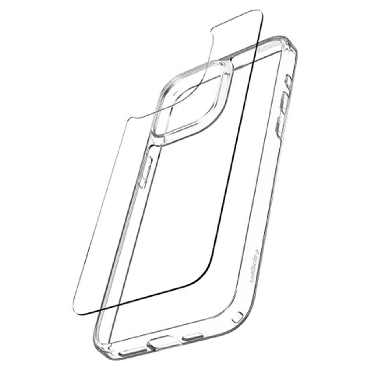 Spigen Air Skin Hybrid Case iPhone 15 Pro - Clear