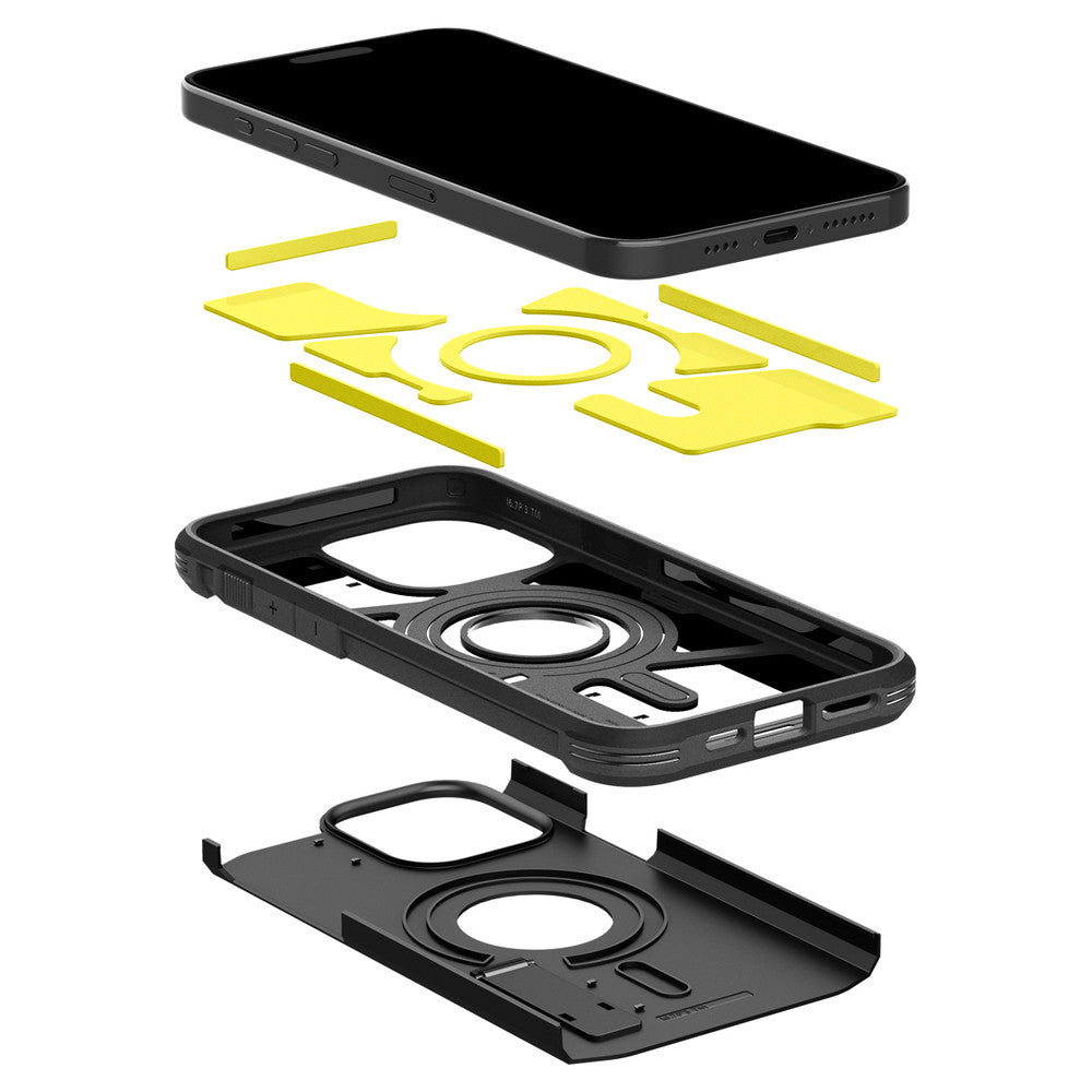 Spigen Tough Armor MagFit Case iPhone 15 Pro Max - Black
