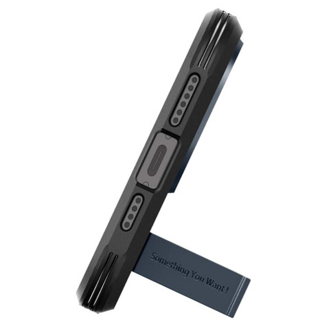 Spigen Tough Armor MagFit Case iPhone 15 Pro - Metal Slate