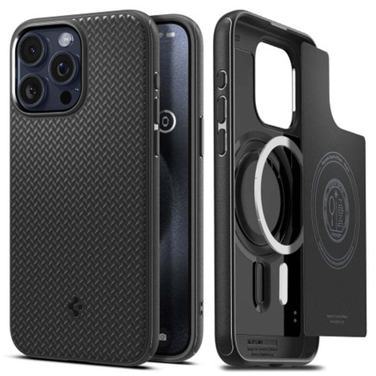 Spigen Mag Armor MagFit Case iPhone 15 Pro Max - Black