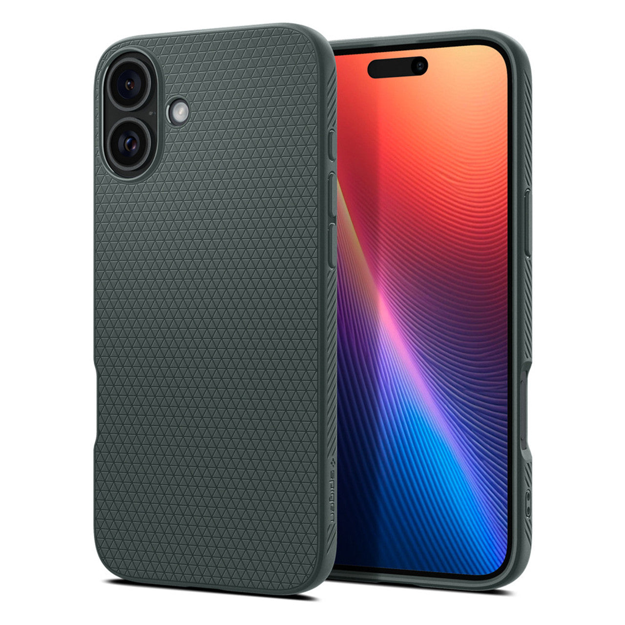 Spigen Liquid Air Case iPhone 16 - Abyss Green