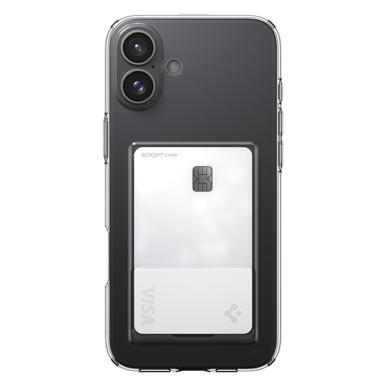 Spigen Crystal Slot Case iPhone 16 - Clear